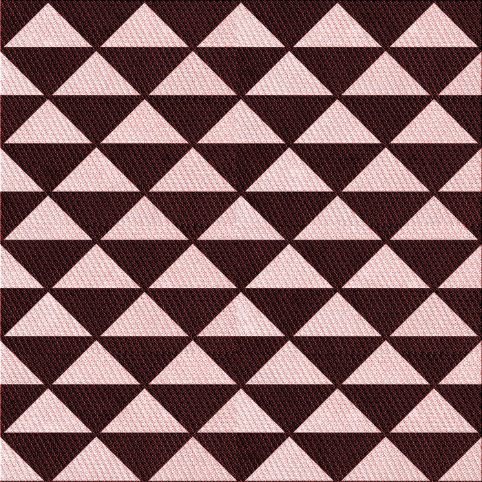 Round Patterned Red Rug, pat2207rd