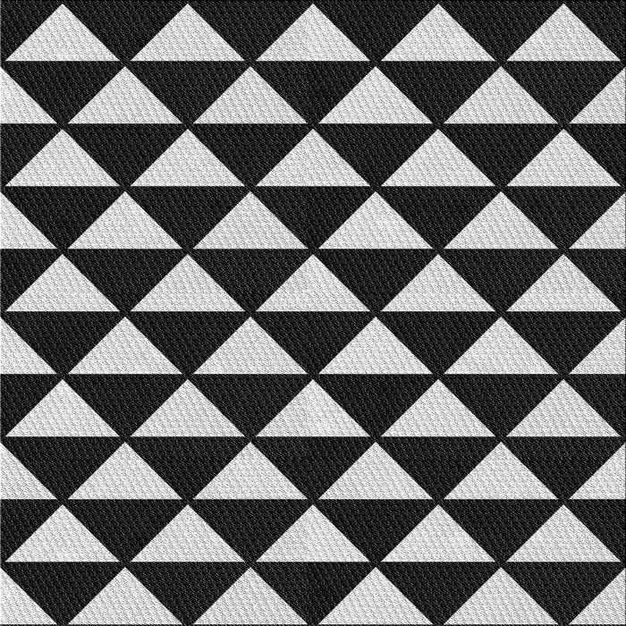 Sideview of Machine Washable Transitional Black Rug, wshpat2207