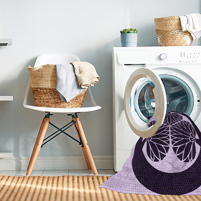 Machine Washable Transitional Blush Pink Rug in a Washing Machine, wshpat2208pur