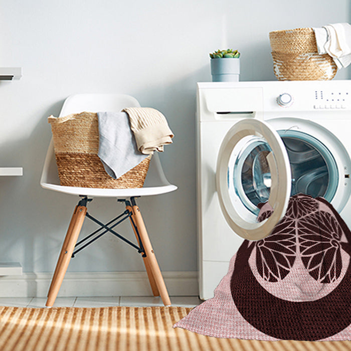 Machine Washable Transitional Night Red Rug in a Washing Machine, wshpat2208rd