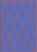 Patterned Light Slate Blue Rug, pat2209blu