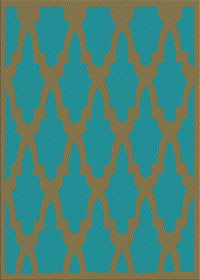 Machine Washable Transitional Dark Turquoise Green Rug, wshpat2209lblu