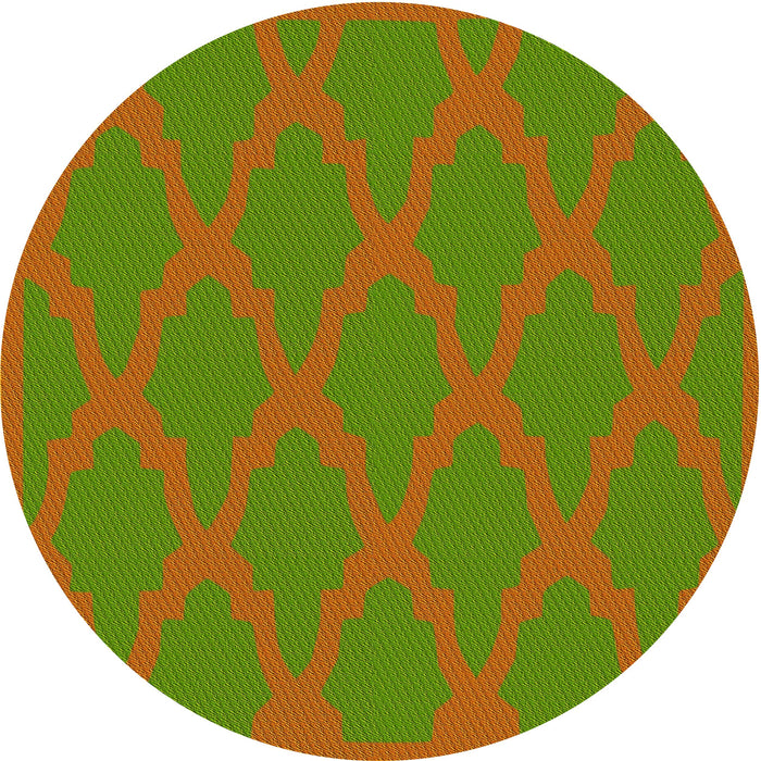 Square Machine Washable Transitional Apple Green Rug in a Living Room, wshpat2209yw