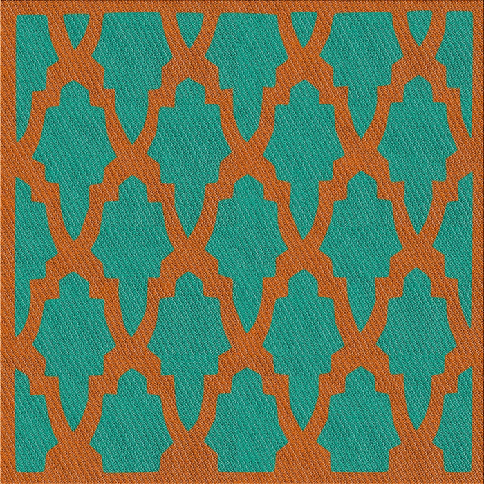 Sideview of Machine Washable Transitional Light Sea Green Rug, wshpat2209