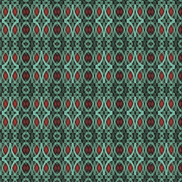 Sideview of Machine Washable Transitional Mint Green Rug, wshpat220