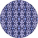 Square Machine Washable Transitional Purple Mimosa Purple Rug in a Living Room, wshpat221blu