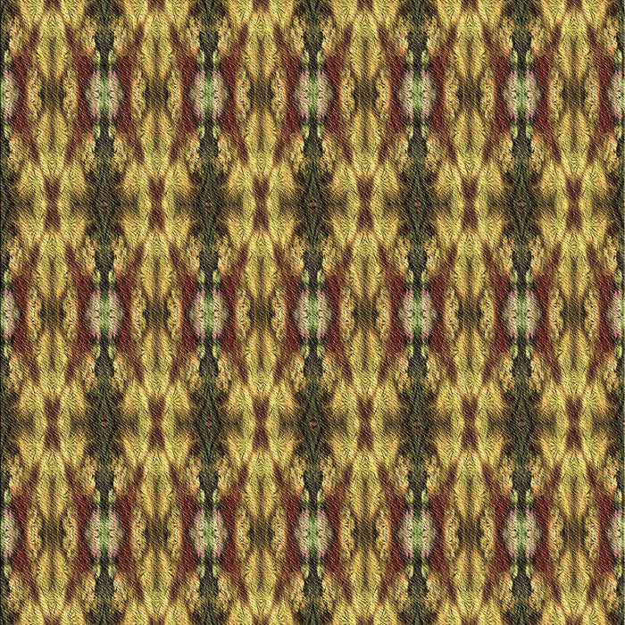 Patterned Orange Gold Rug, pat221brn