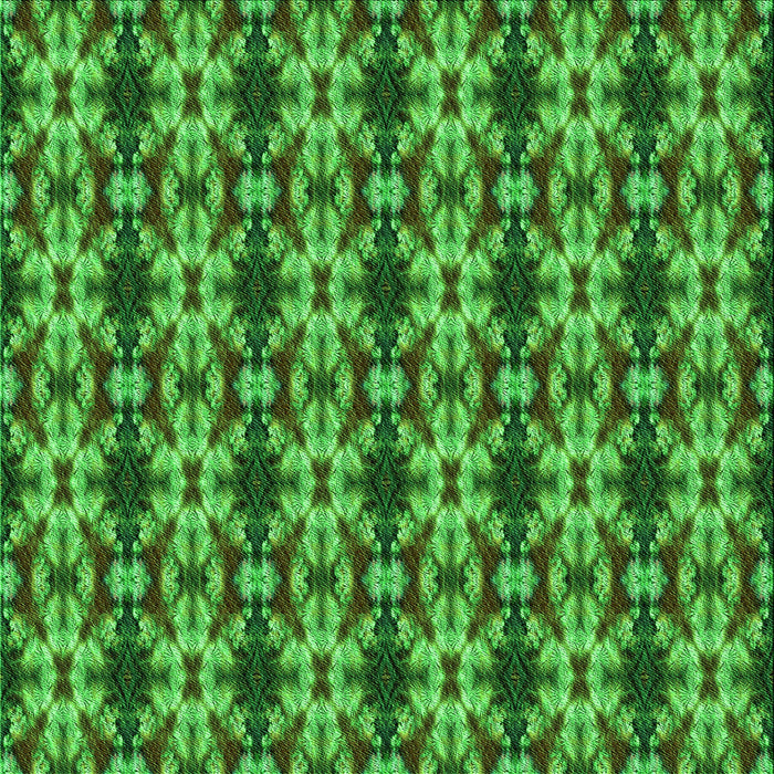 Round Patterned Deep Emerald Green Rug, pat221grn