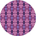 Square Machine Washable Transitional Dark Magenta Purple Rug in a Living Room, wshpat221pur