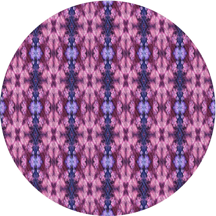 Square Patterned Dark Magenta Purple Rug, pat221pur
