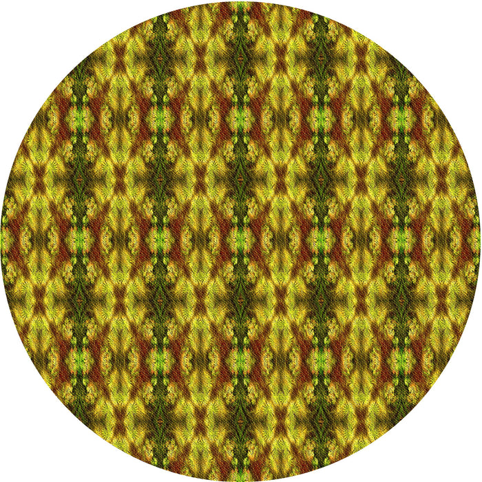 Square Patterned Dark Bronze Brown Rug, pat221yw