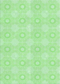 Machine Washable Transitional Light Green Rug, wshpat2210grn