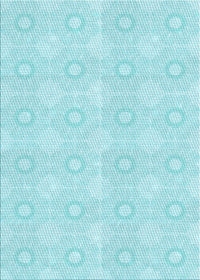 Machine Washable Transitional Diamond Blue Rug, wshpat2210lblu