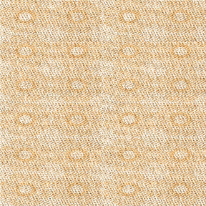 Round Machine Washable Transitional Golden Blonde Gold Rug, wshpat2210org