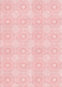 Machine Washable Transitional Pastel Red Pink Rug, wshpat2210rd