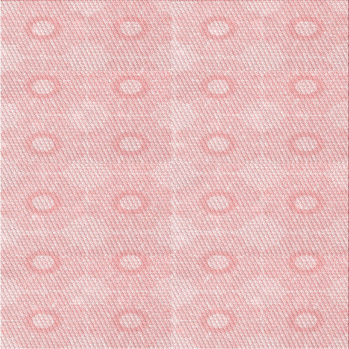 Round Patterned Pastel Red Pink Rug, pat2210rd