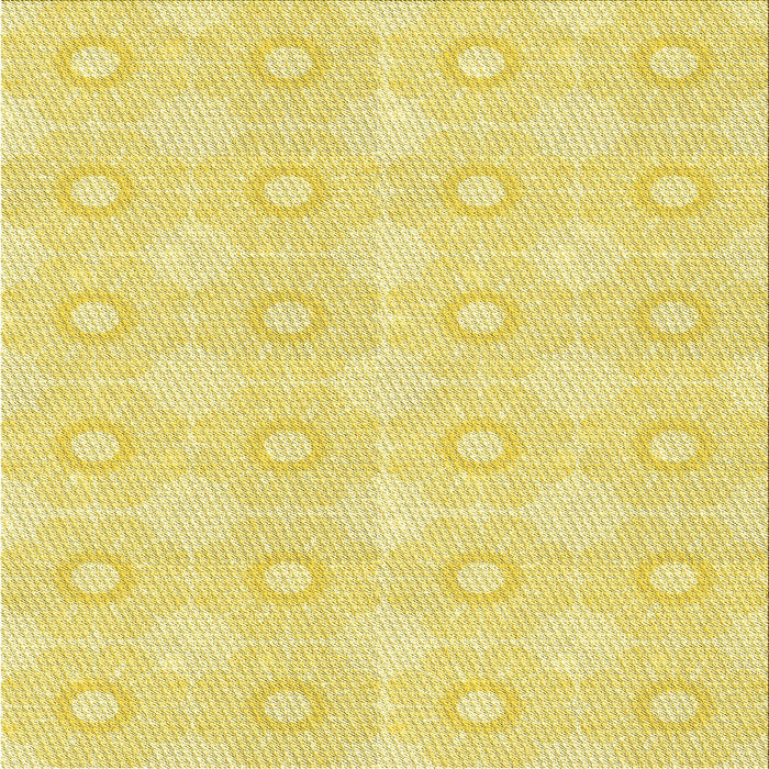 Round Machine Washable Transitional Golden Brown Yellow Rug, wshpat2210yw