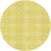 Square Machine Washable Transitional Golden Brown Yellow Rug in a Living Room, wshpat2210yw