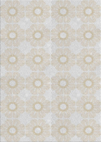 Machine Washable Transitional Beige Rug, wshpat2210