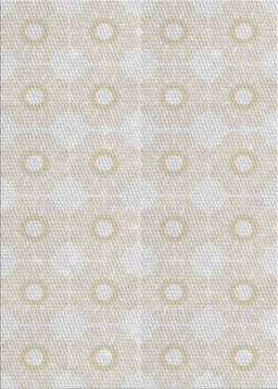Patterned Beige Novelty Rug, pat2210