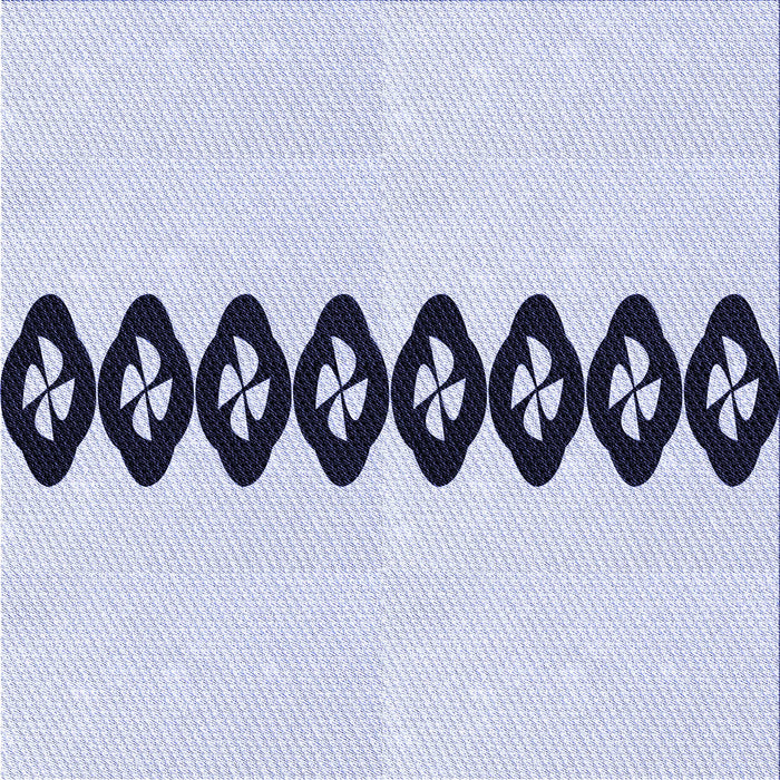 Round Patterned Lavender Blue Rug, pat2211blu