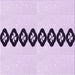 Round Patterned Lilac Purple Rug, pat2211pur
