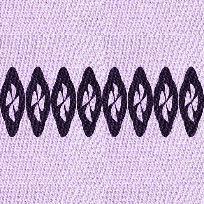 Machine Washable Transitional Lilac Purple Rug, wshpat2211pur