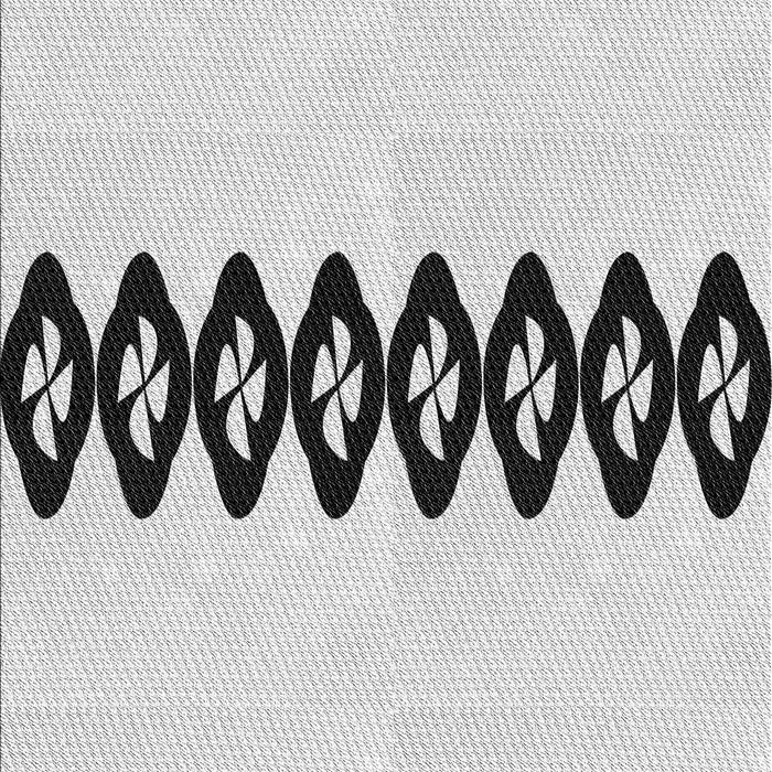 Patterned Off-White Novelty Rug, pat2211