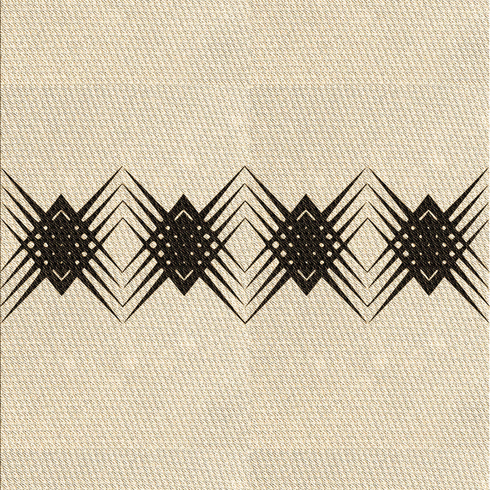 Machine Washable Transitional Moccasin Beige Rug, wshpat2212brn