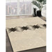 Patterned Moccasin Beige Rug in Family Room, pat2212brn
