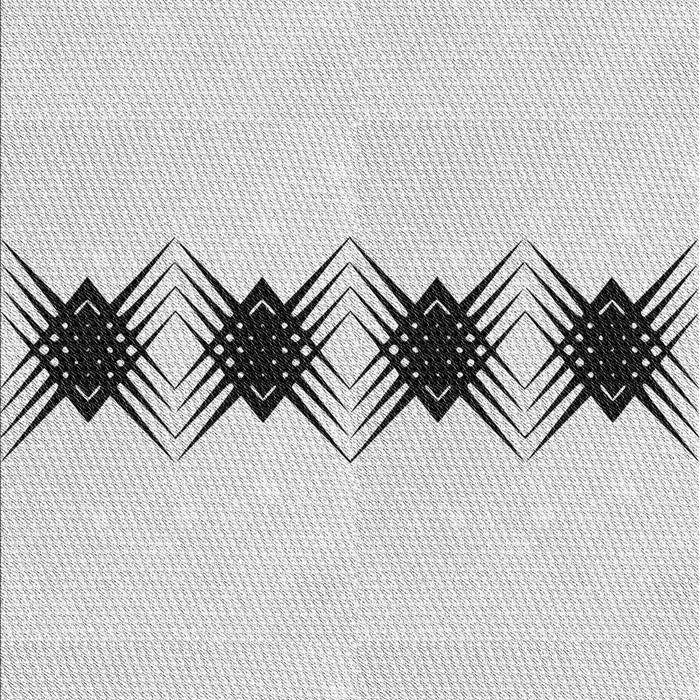 Patterned Platinum Gray Rug, pat2212gry