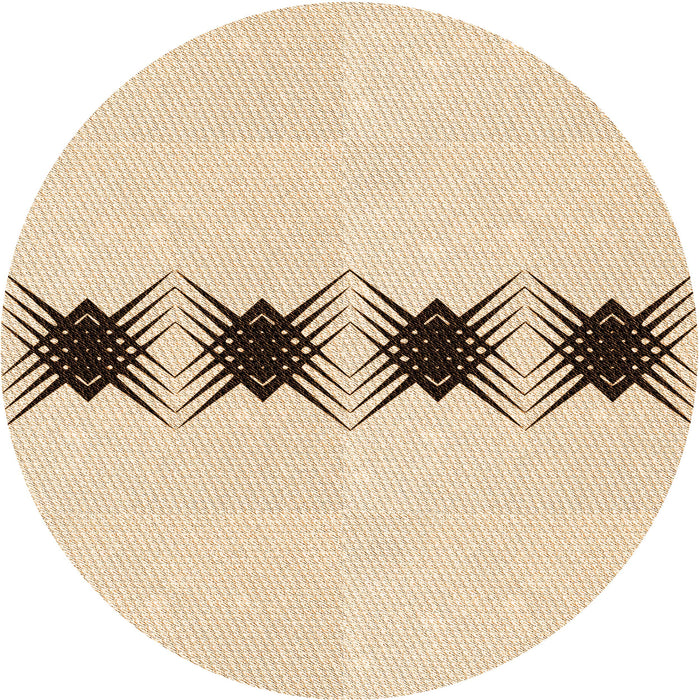 Square Machine Washable Transitional Peru Brown Rug in a Living Room, wshpat2212org