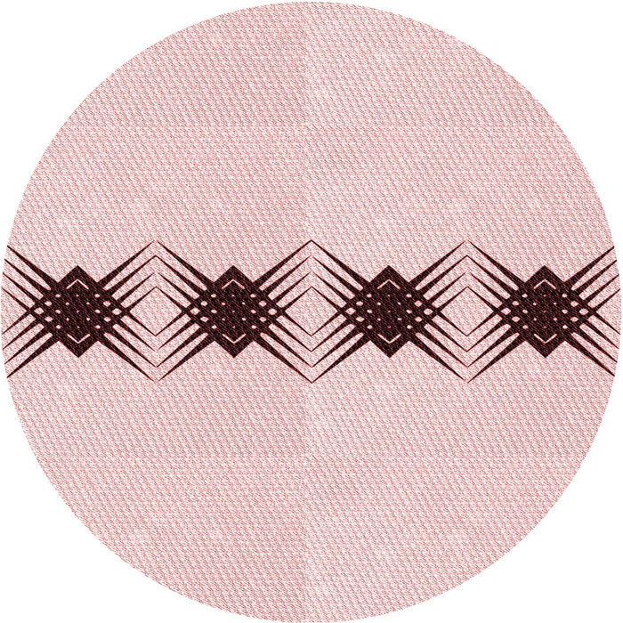 Square Machine Washable Transitional Pink Rug in a Living Room, wshpat2212rd