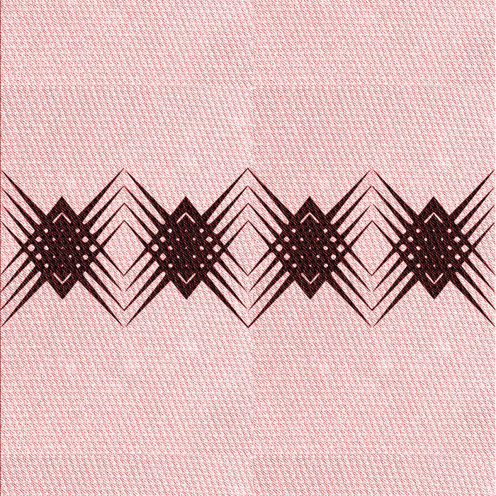 Machine Washable Transitional Pink Rug, wshpat2212rd