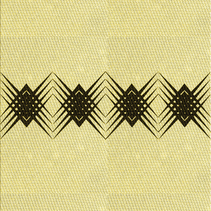 Patterned Sun Yellow Rug, pat2212yw