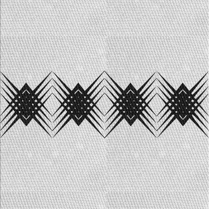 Machine Washable Transitional White Smoke Rug, wshpat2212