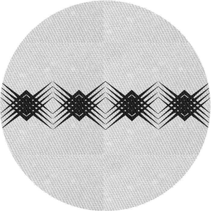 Square Machine Washable Transitional White Smoke Rug, wshpat2212