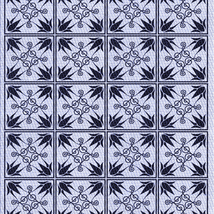 Machine Washable Transitional Pale Lilac Purple Rug, wshpat2213blu