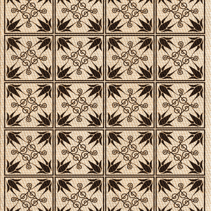 Patterned Golden Blonde Gold Rug, pat2213org