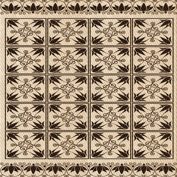 Round Machine Washable Transitional Golden Blonde Gold Rug, wshpat2213org