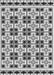 Patterned Light Black Novelty Rug, pat2213