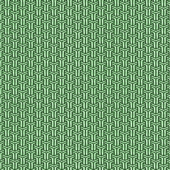 Patterned Deep Emerald Green Rug, pat2214grn