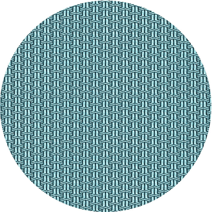 Square Machine Washable Transitional Medium Teal Green Rug in a Living Room, wshpat2214lblu