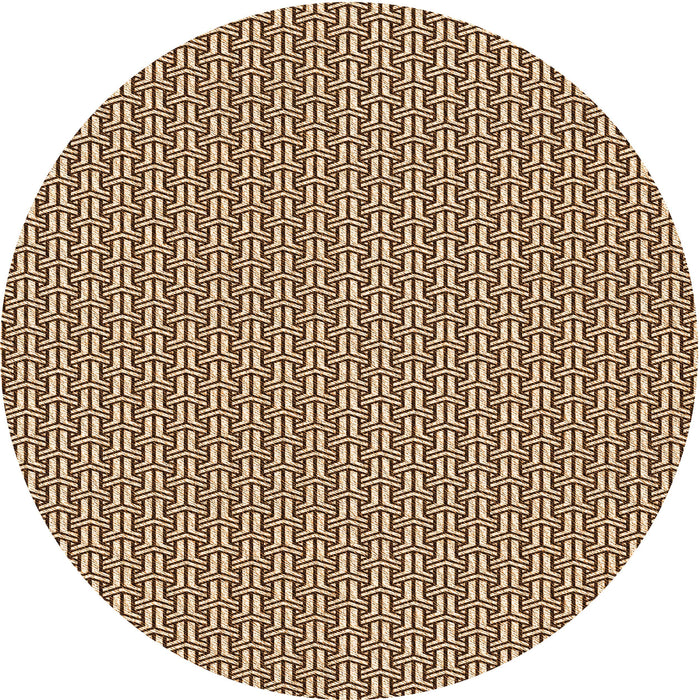 Square Patterned Red Brown Rug, pat2214org