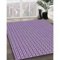 Patterned Blossom Pink Rug, pat2214pur