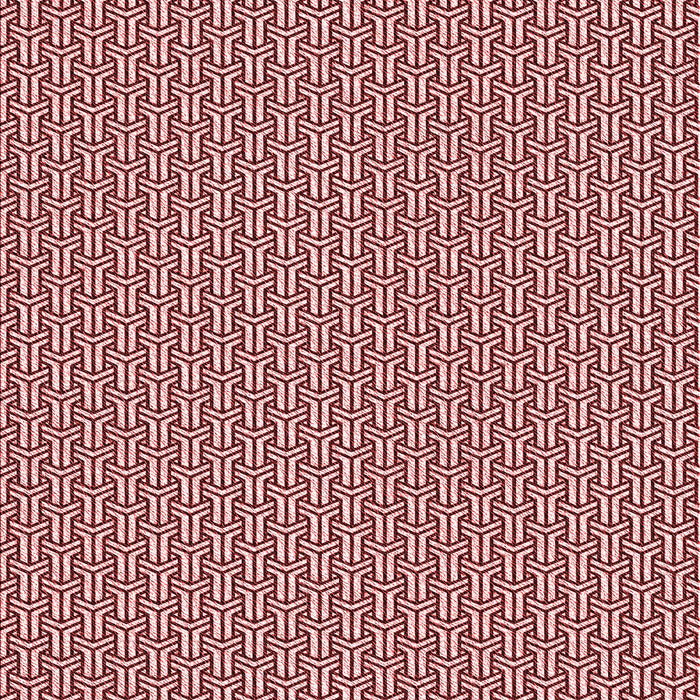 Patterned Saffron Red Rug, pat2214rd