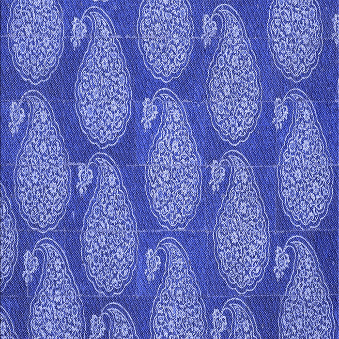 Machine Washable Transitional Sky Blue Rug, wshpat2215blu