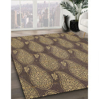 Patterned Peru Brown Rug, pat2215brn