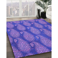 Patterned Purple Mimosa Purple Rug, pat2215pur