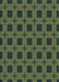 Patterned Olive Green Rug, pat2217lblu
